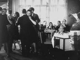 A Nazi staged Warsaw Ghetto dinner scene