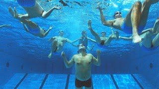 The Stockholm Art Swim Gents in action