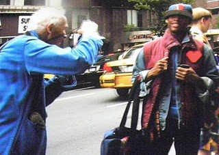 Bill at 'home' on the streets of New York