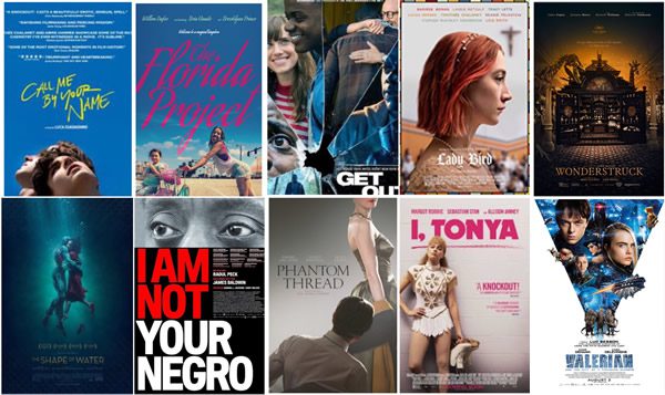 Rob Goald - 2017 Top 10 Movies